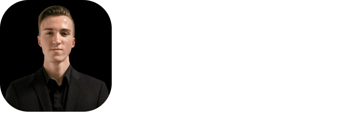 image of Lukas G&ouml;rz along with a text reading "Each of our projects is custom-tailored and I personally guarantee to make your growth our priority" signed by managing director of LeGiTT Performance Marketing Lukas G&ouml;rz